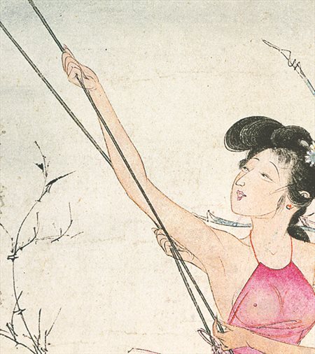 澄城县-胡也佛的仕女画和最知名的金瓶梅秘戏图